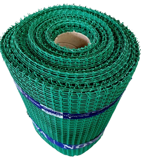 Siatka plastik  0.4x(50m) rabatowa zielona