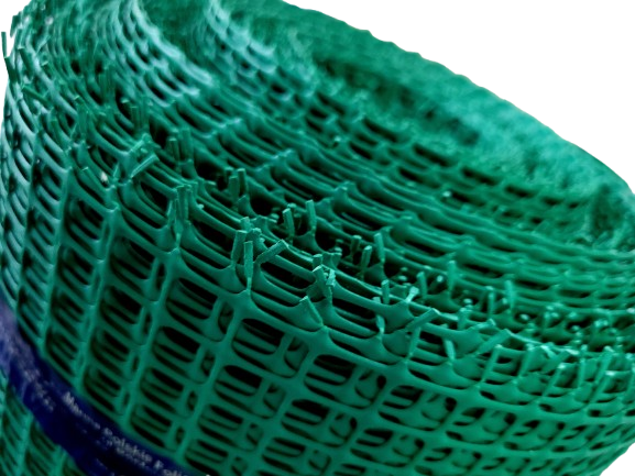 Siatka plastik  0.4x(50m) rabatowa zielona