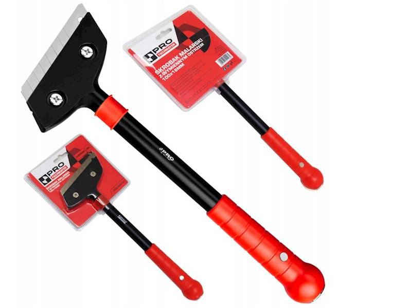 Skrobak malarski z wymiennym ostrzem 100x18 mm PRO