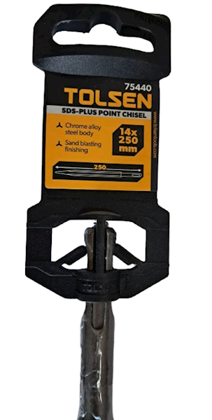 DŁUTO   SDS PLUS  szpicx14x250mm    Tolsen