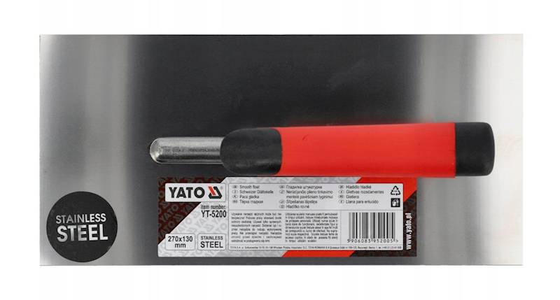 Paca   nierdzewna  270x130  gładka YATO