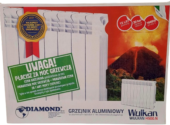 Grzejnik aluminiowy - żeberko