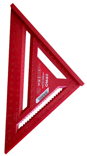 Kątownik stol. z tworzywa ABS z podstawą 180mm PRO