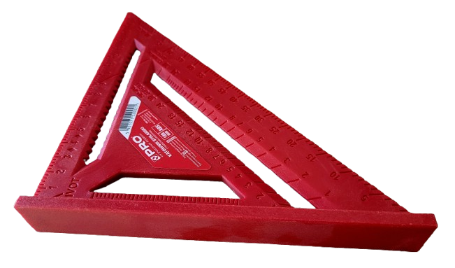 Kątownik stol. z tworzywa ABS z podstawą 180mm PRO