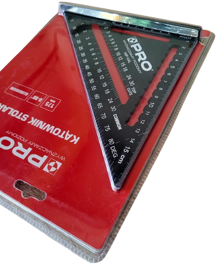 Kątownik stolarski z podst. 175mm. PRO-PK601