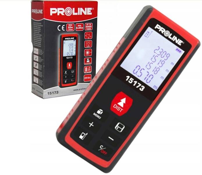 Dalmierz Laserowy 20 m PROLINE