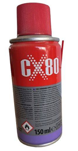 CX-80 SILIKON SPRAY DO USZCZ. SAMOCHOD. 150ml.