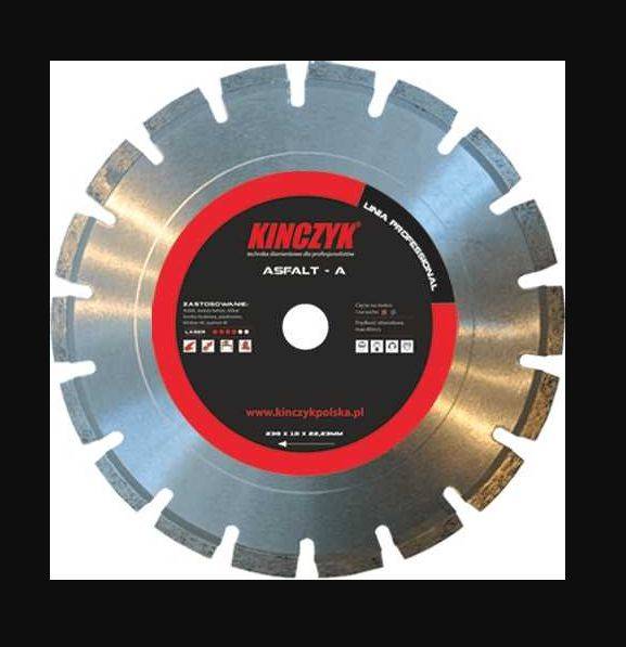 TARCZA DIAMENTOWA do asfaltu 350x10 mm KINCZYK