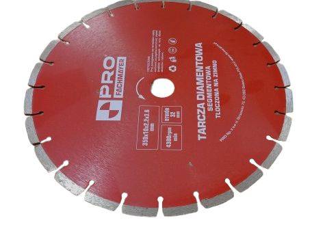 TARCZA DIAMENTOWA  350mm  Segmentowa PRO