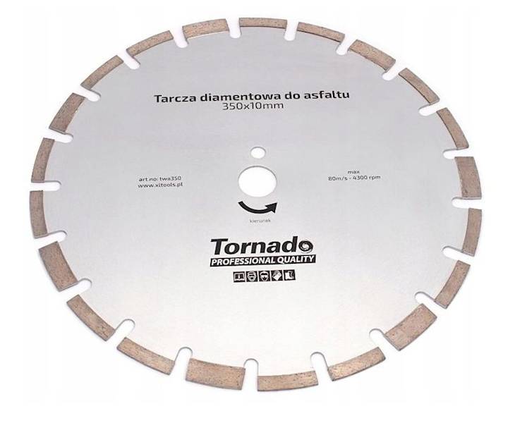TARCZA DIAMENTOWA  350/10mm do asfaltu