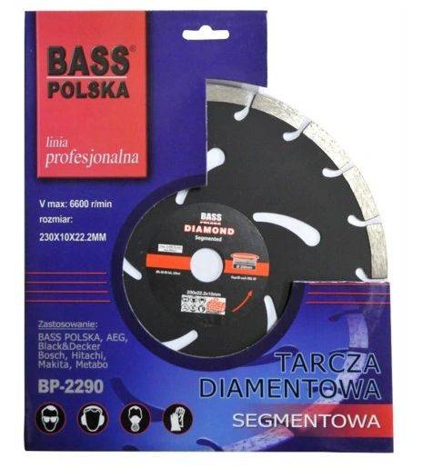 TARCZA DIAMENTOWA  230mm  Segm. BASS