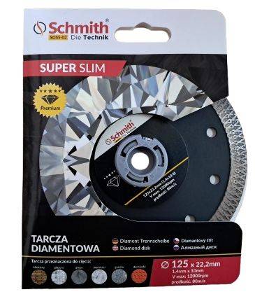 TARCZA DIAMENTOWA  125 x1,4x10,22,2mm Premium Slim