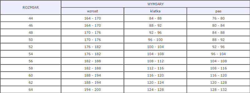 Ubranie    robocze bluza  Classic 52