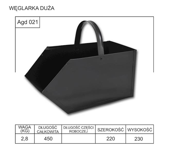 Węglarka  duża malowana