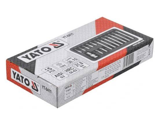 ZESTAW KOŃCÓWKI 15 cz.  TORX