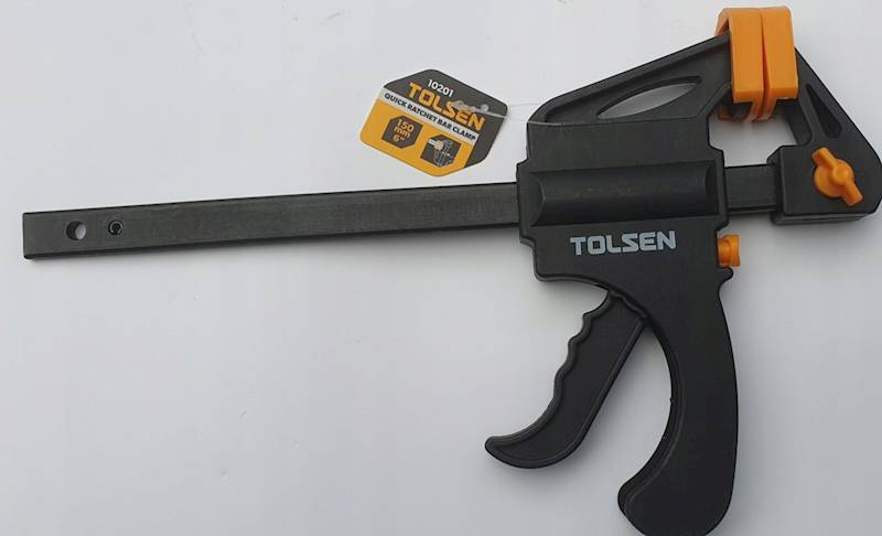 Ścisk stolarski szybkozaciskowy 150mm Tolsen