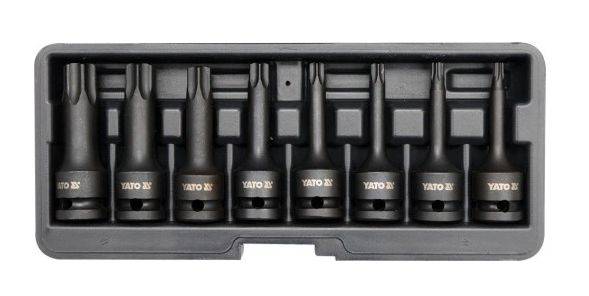 Zestaw udarowych kluczy trzpieniowych 1/2 