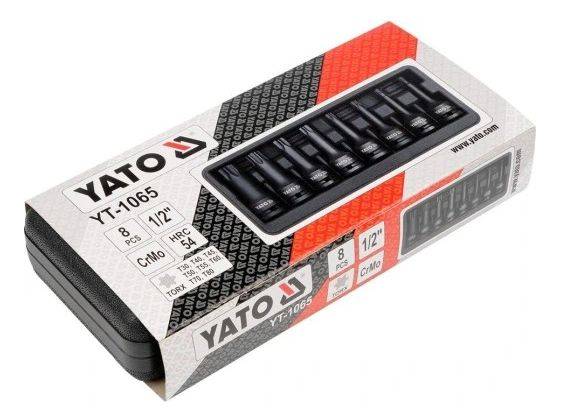 Zestaw udarowych kluczy trzpieniowych 1/2 