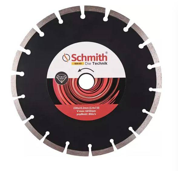 TARCZA DIAMENTOWA  230mm  Segmentowa SCHMITH