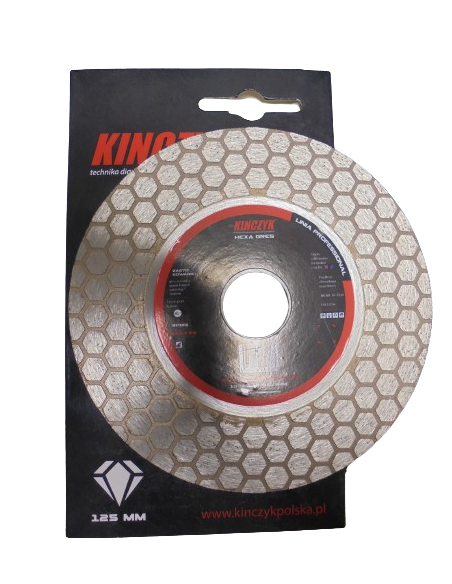 TARCZA HEXA-GRES 125x25x22,23  KINCZYK