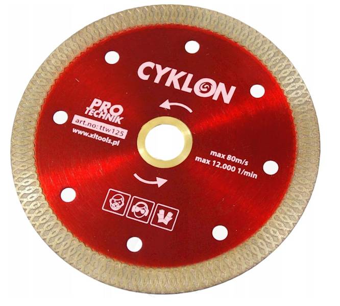 TARCZA DIAMENTOWA PRO TECHNIK 125X10X1,2 GRES