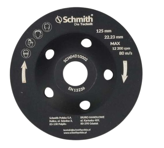 TARCZA DIAMENTOWA  125mm X22,23  Turbo SCHMITH   