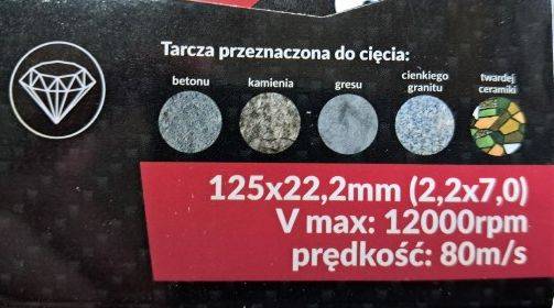 TARCZA DIAMENTOWA  125mm  Turbo SCHMITH