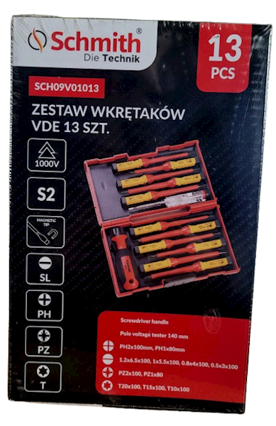 WKRĘTAKI zestaw VDE 13 szt.
