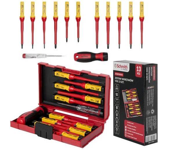 WKRĘTAKI zestaw VDE 13 szt.