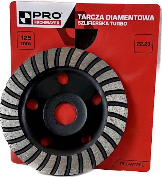 TARCZA DIAMENTOWA TURBO 125x5x22.23 mm PRO
