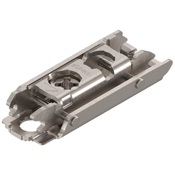 CLIP,prowadnik prosty z mimośrodem ,0 mm,stalowy