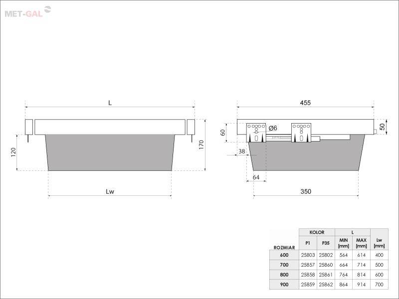 WB-661-800 P35 Kosz rattanowy SYMPHONY