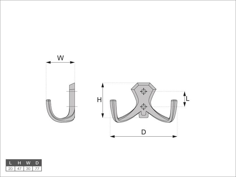 Wieszak WM 002 P2