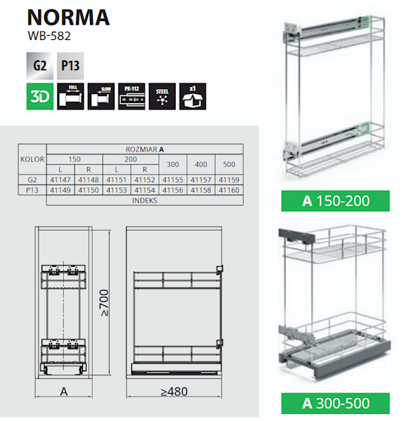 Cargo ATM mini WB-582-150-R P13 NORMA