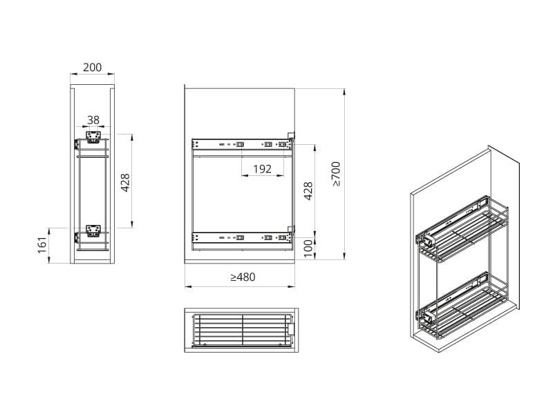 Cargo ATM mini WB-582-200-L G2 NORMA