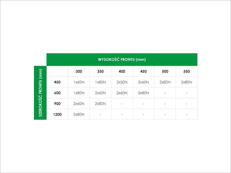 Zawias do barku gazowy ATM PG-015 60N krótki