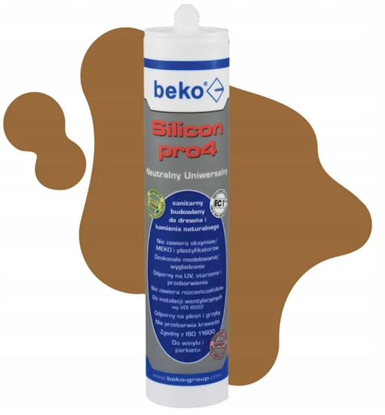 Silicon pro4 Univers 310 ml brąz/buk ciem/dąb 11PL