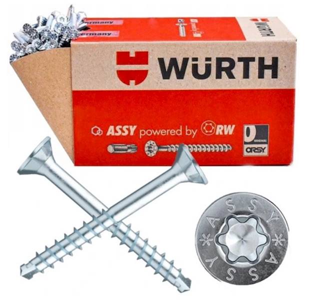 Wkręt assa 4x30/15 500szt