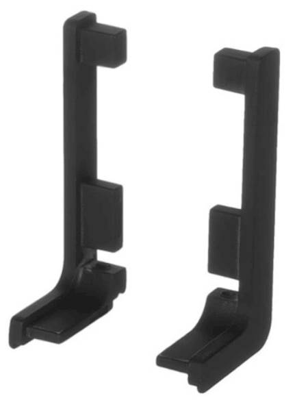 Gola zakońcenie profilu L/J  L+P czarne