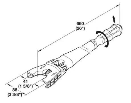 Narzędzie regulacyjne Axilo 78