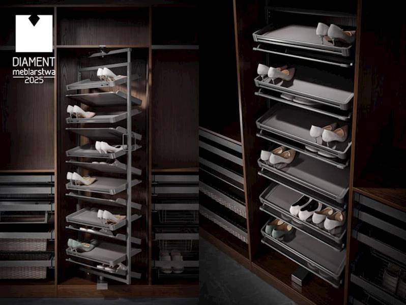 WB-671 P35 Kosz obrotowy na but x10 SYMPHONY