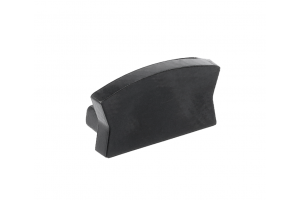 Zaślepka do profilu led GLAX Nakładany czarny 