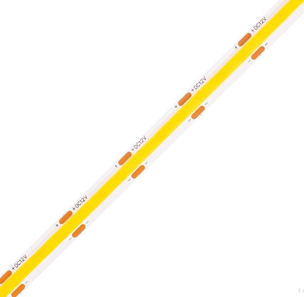 Taśma led 12V COB 10W/m biały ciepły