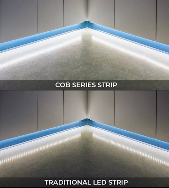 Taśma led 12V COB 10W/m biały zimny