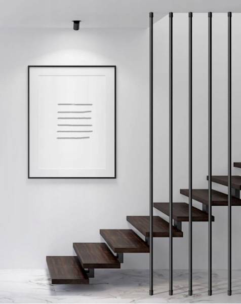 Rozeta Q25 niewidoczna Harfa czarna