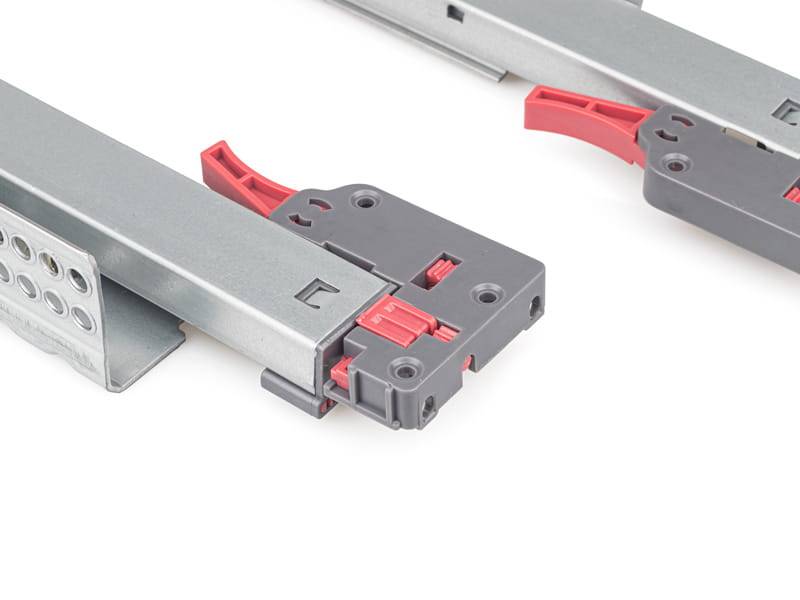 Prowadnica PK-124 pełen wysuw Tandem z domykiem
