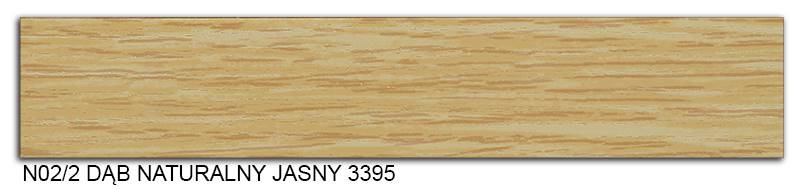 ABS N02/2 22x0,8 Dąb naturalny jasny "9"