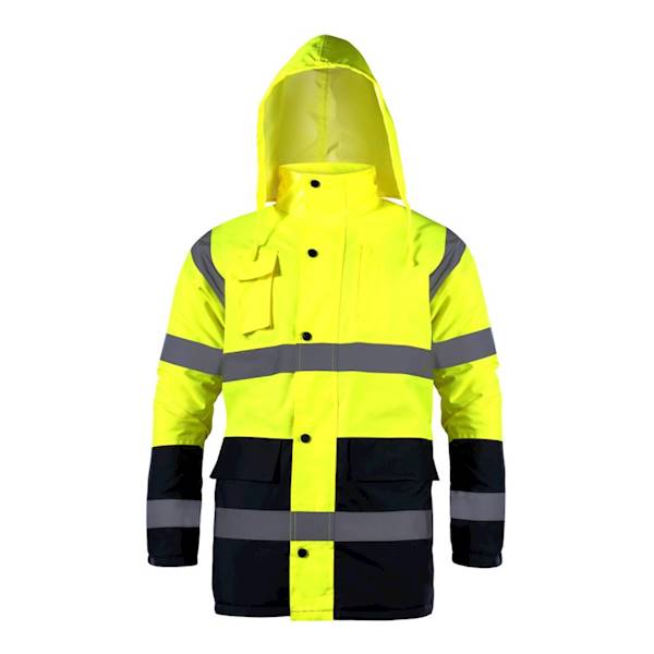 KURTKA OCIEPLANA LAHTI L40907 OSTRZEGAWCZA