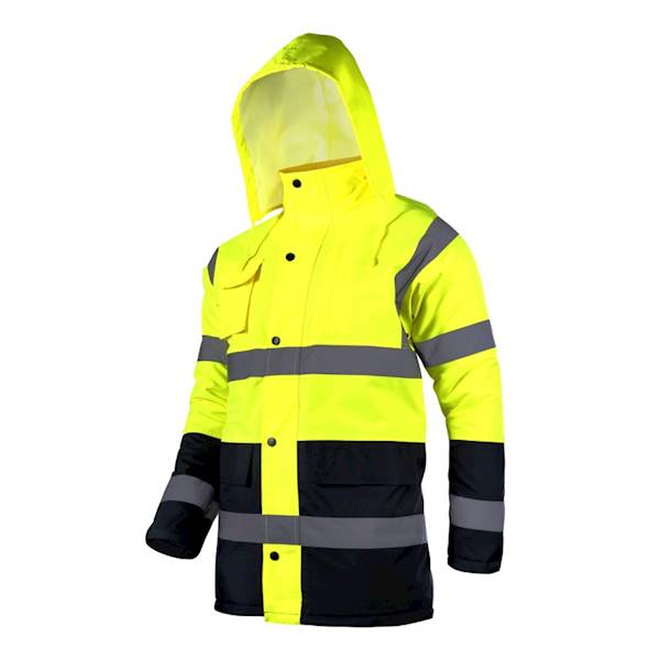 KURTKA OCIEPLANA LAHTI L40907 OSTRZEGAWCZA