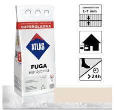 ATLAS FUGA ELASTYCZNA GŁADKA 018 5KG BEŻ PASTELOWY